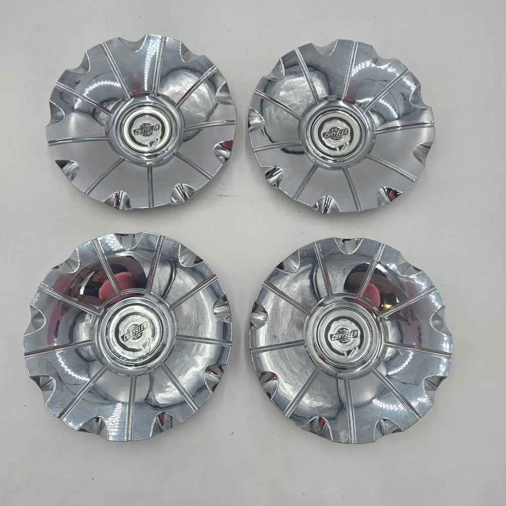 2007-2009 Chrysler 300 Chrome Wheel Center Caps Set of 4 OEM 1DK11TRMAA